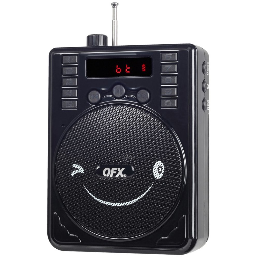 QFX BT-92 Rechargeable Mini PA Speaker +Bluetooth +USB/SD/FM +Microphone/Headset